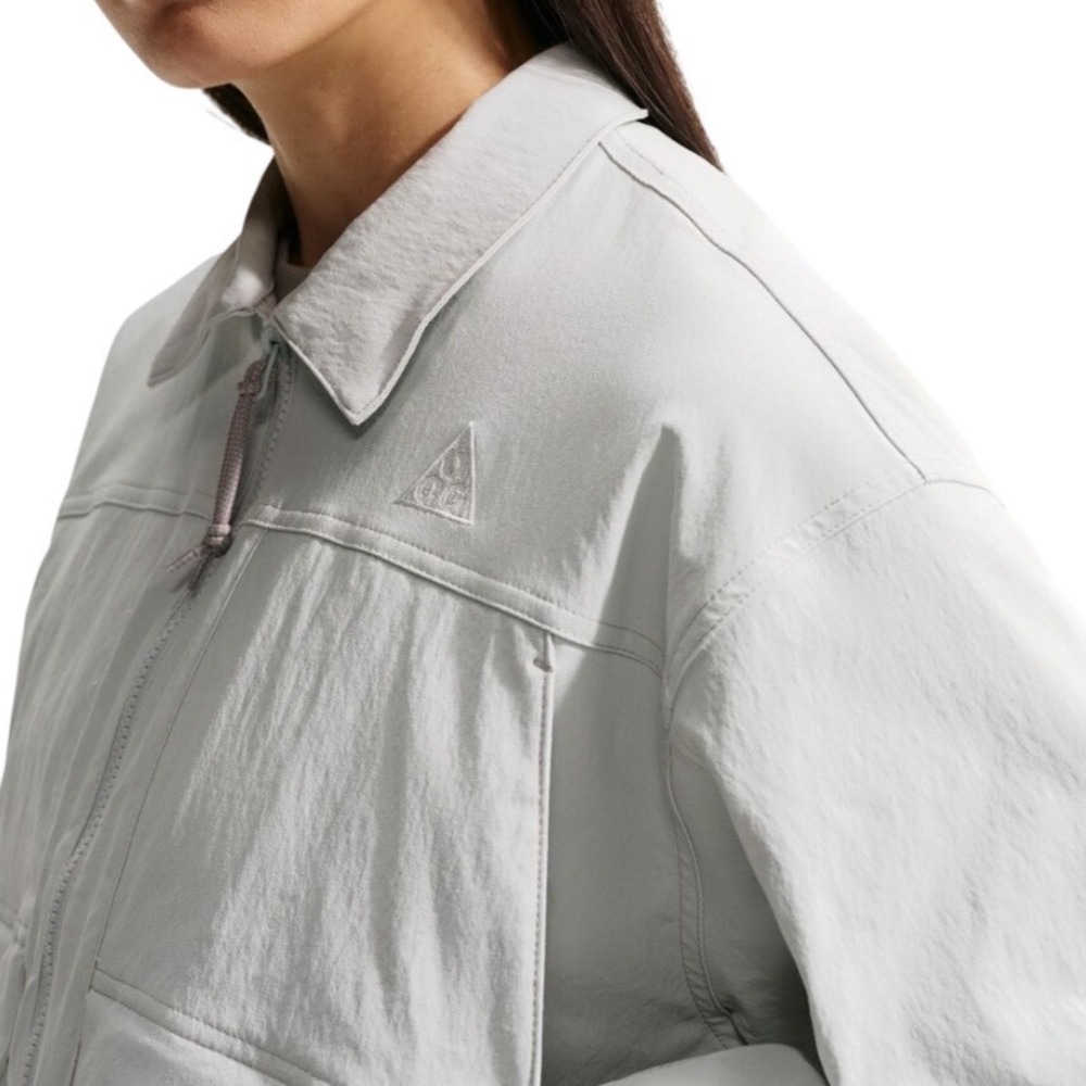 Nike ACG Smith Summit Jacket Womens L Grey UV Resistant NWT HV0583-025 - Picture 8 of 13